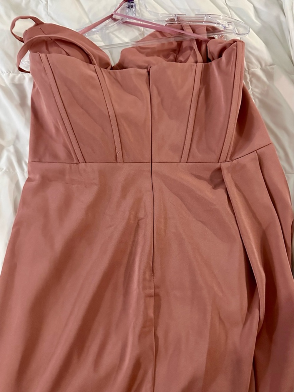 NWT RENE RUIZ Front Drape Cocktail Dress - Picture 5 of 6